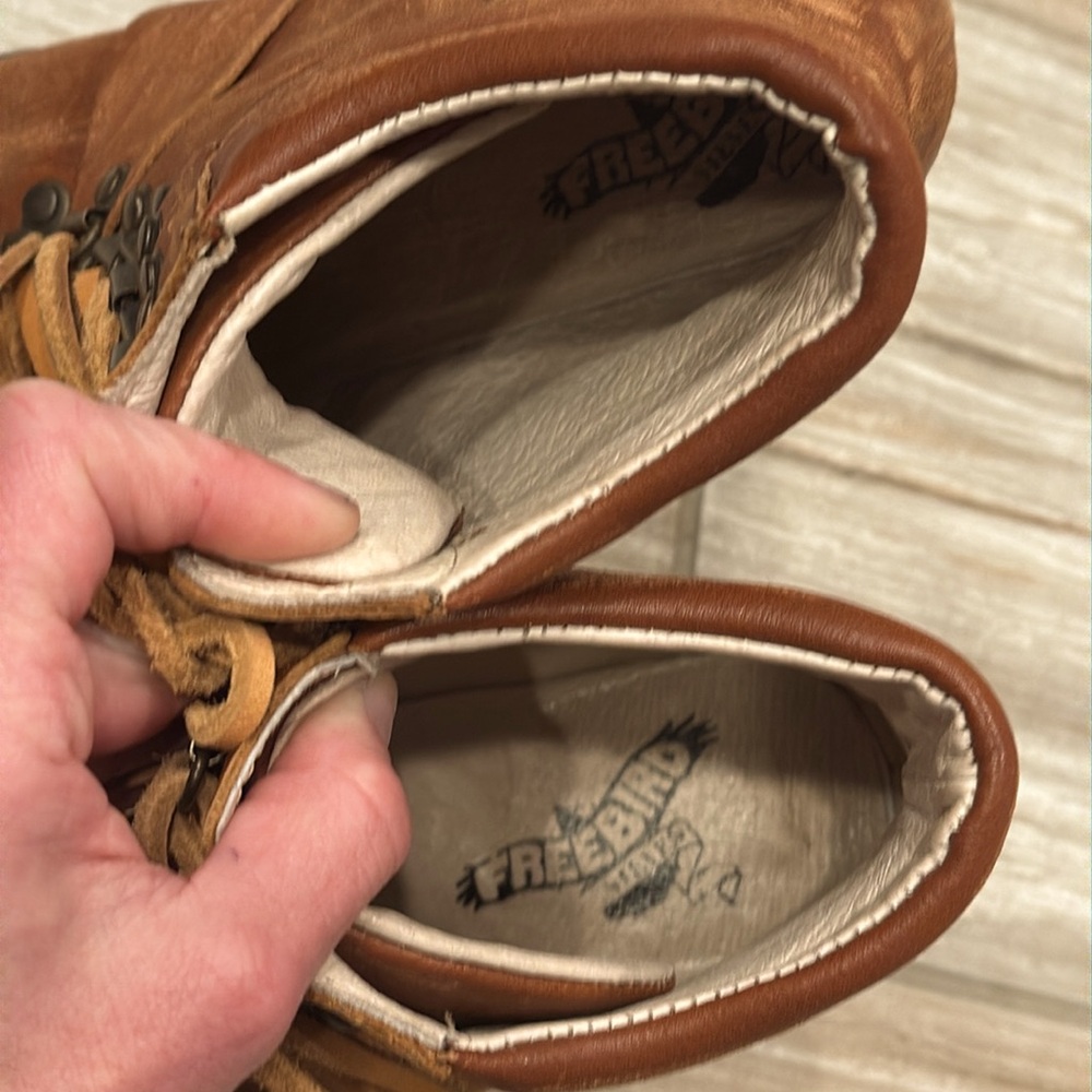 Freebird by Steven Gage boots, brown Women’s  size 9, like new - Picture 7 of 9